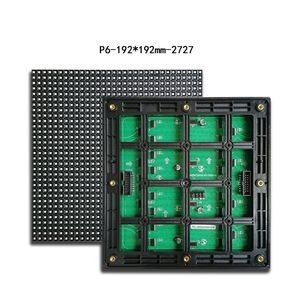 High Brightness P6mm LED Display Module 192X192mm for Outdoor Fixed Installation