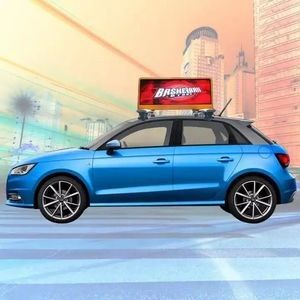 Waterproof Double Sided Full Color Taxi Top LED Screen Advertising LED Display