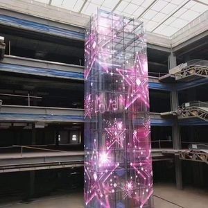 Indoor P3.91-7.82 Glass Transparent LED Panels LED Display Video Wall