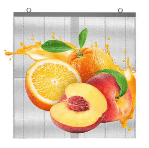 Store Window Advertising LED Display Transparent LED Screen Panel