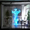 High Definition Supermarket Glass Transparent Advertising Video Wall