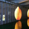 Transparent P3.9-7.8 Glass Screen LED Video Thin Film Display Screen Video Wall