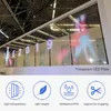 LED Billboard Screen with Glass Panels Transparent LED Screen
